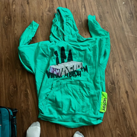 Virgil ICA Graffiti hoodie. OFFICIAL Abloh tag . - Picture 4 of 4